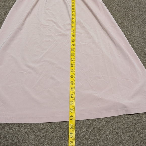 Banana Republic SL Racerback Pink Fog Sleeveless Maxi Dress New Tags Medium Tall - Picture 10 of 10